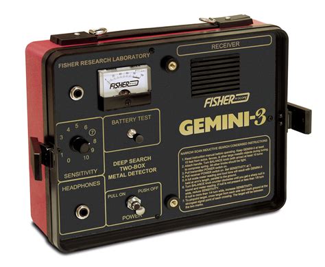 fisher metal detector gemini 3